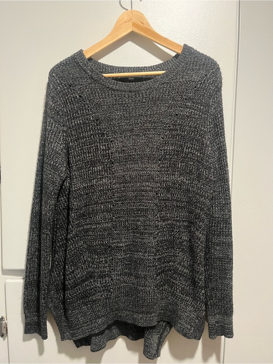 Mossimo Supply Co. Sweaters - Mossimo/Target Oversized Gray Marled Knit Sweater